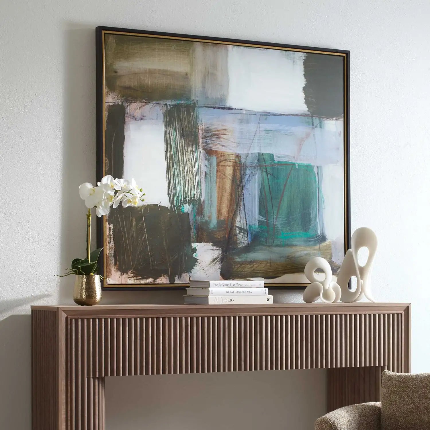 UTTERMOST FIELDS FRAMED ABSTRACT CANVAS - Art