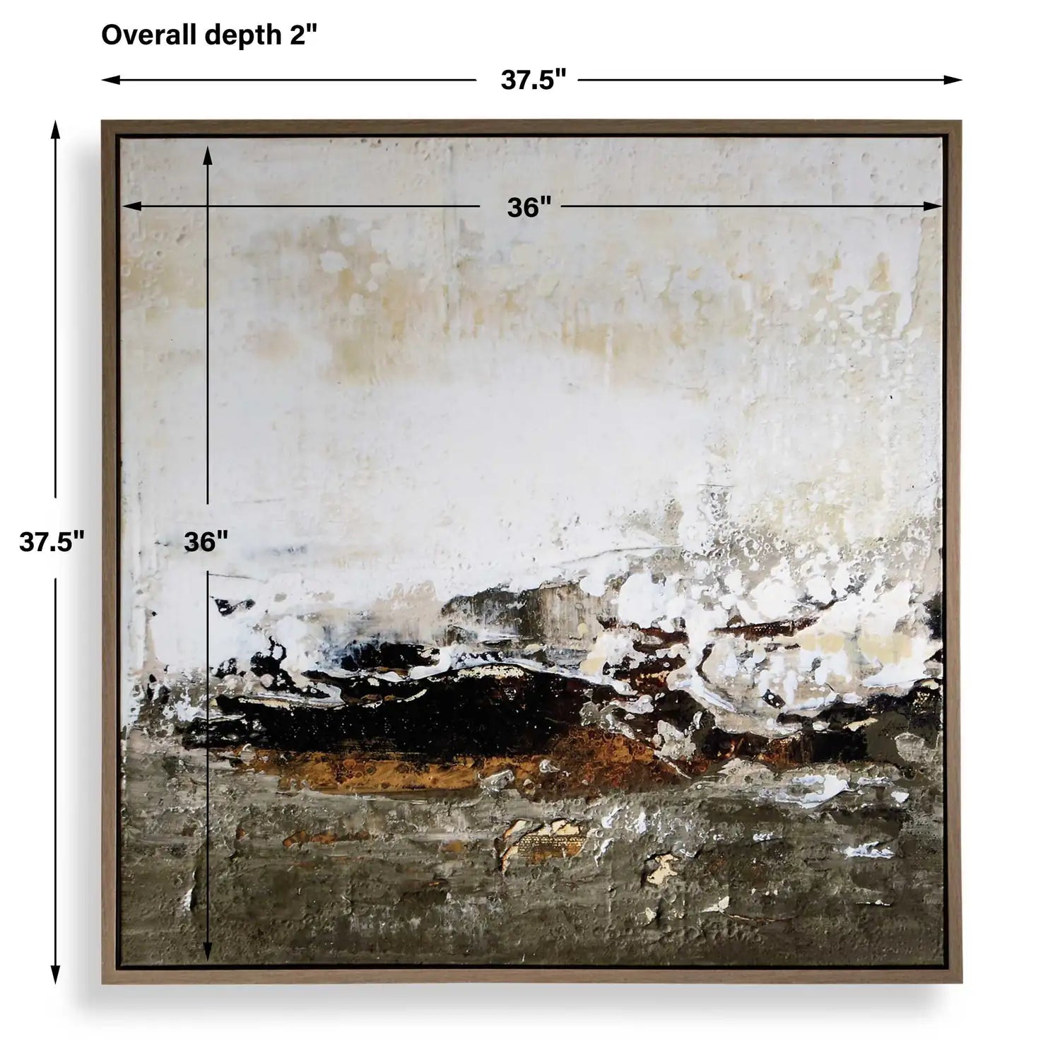 UTTERMOST The Other Side Framed Abstract Art - Art