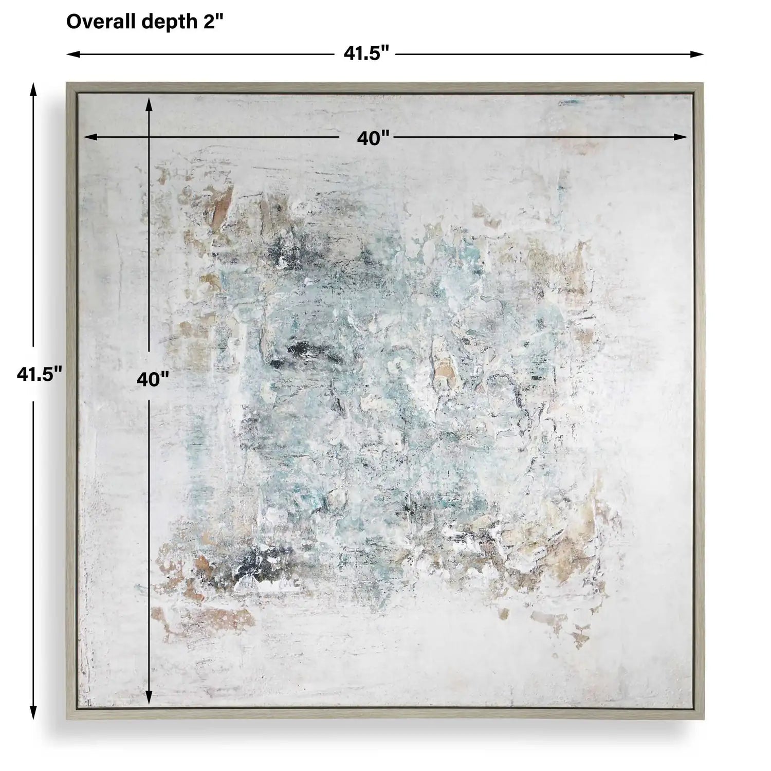 UTTERMOST Find Me Here Abstract Framed Canvas Art - Art