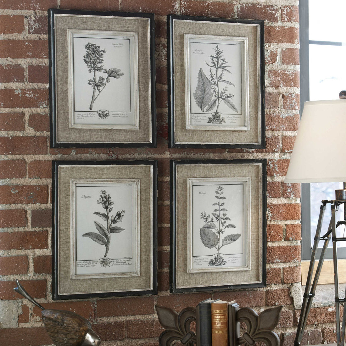 UTTERMOST Casual Study Framed Art Set Of 4 - Art
