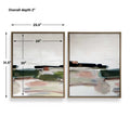 UTTERMOST Just Peaking Framed Abstract Prints Set Of 2 - Art