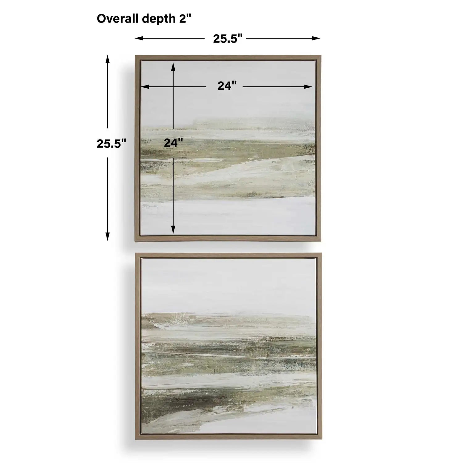 UTTERMOST All Of A Sudden Framed Canvases Set Of 2 - Art