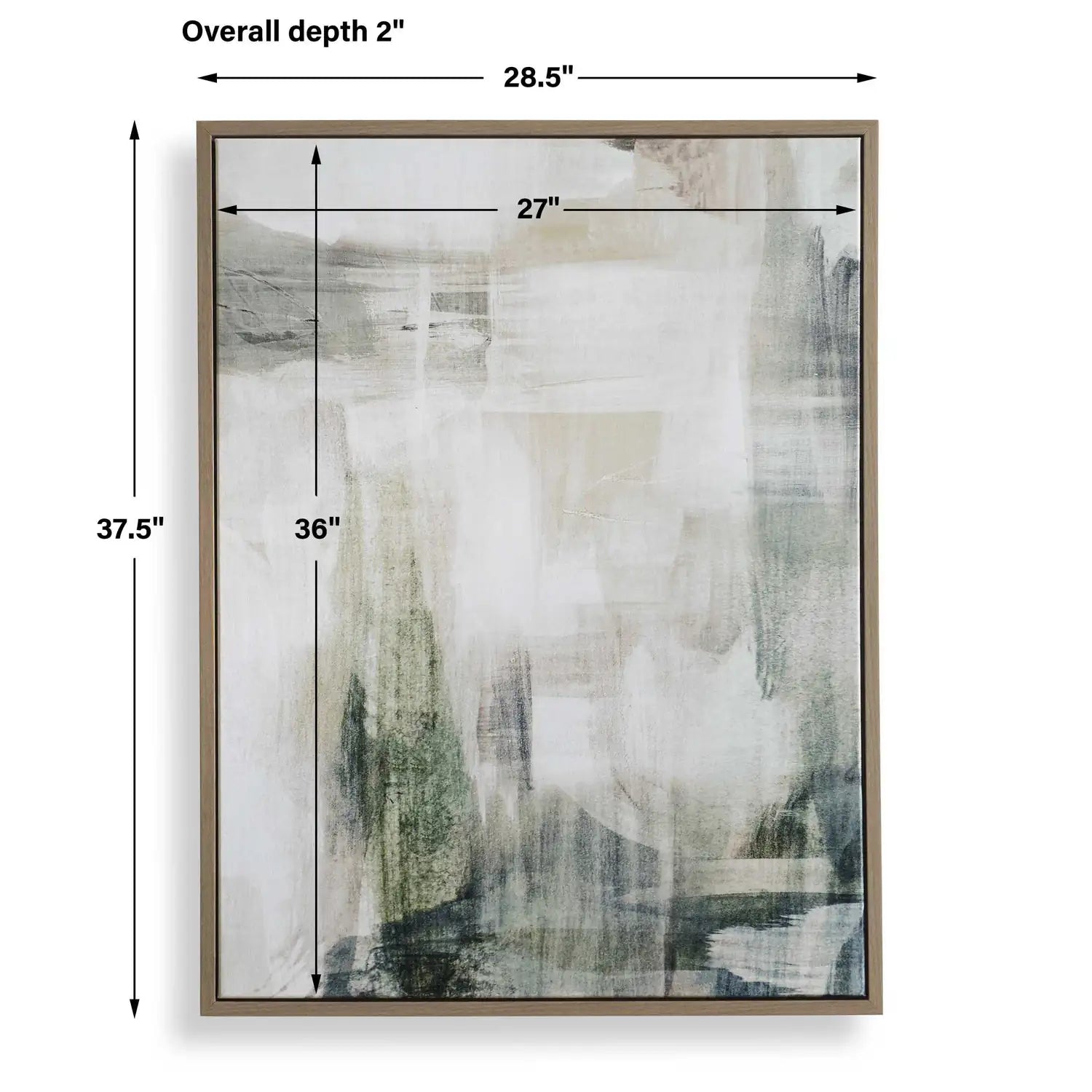 UTTERMOST Subliminal Drift Framed Modern Art - Art