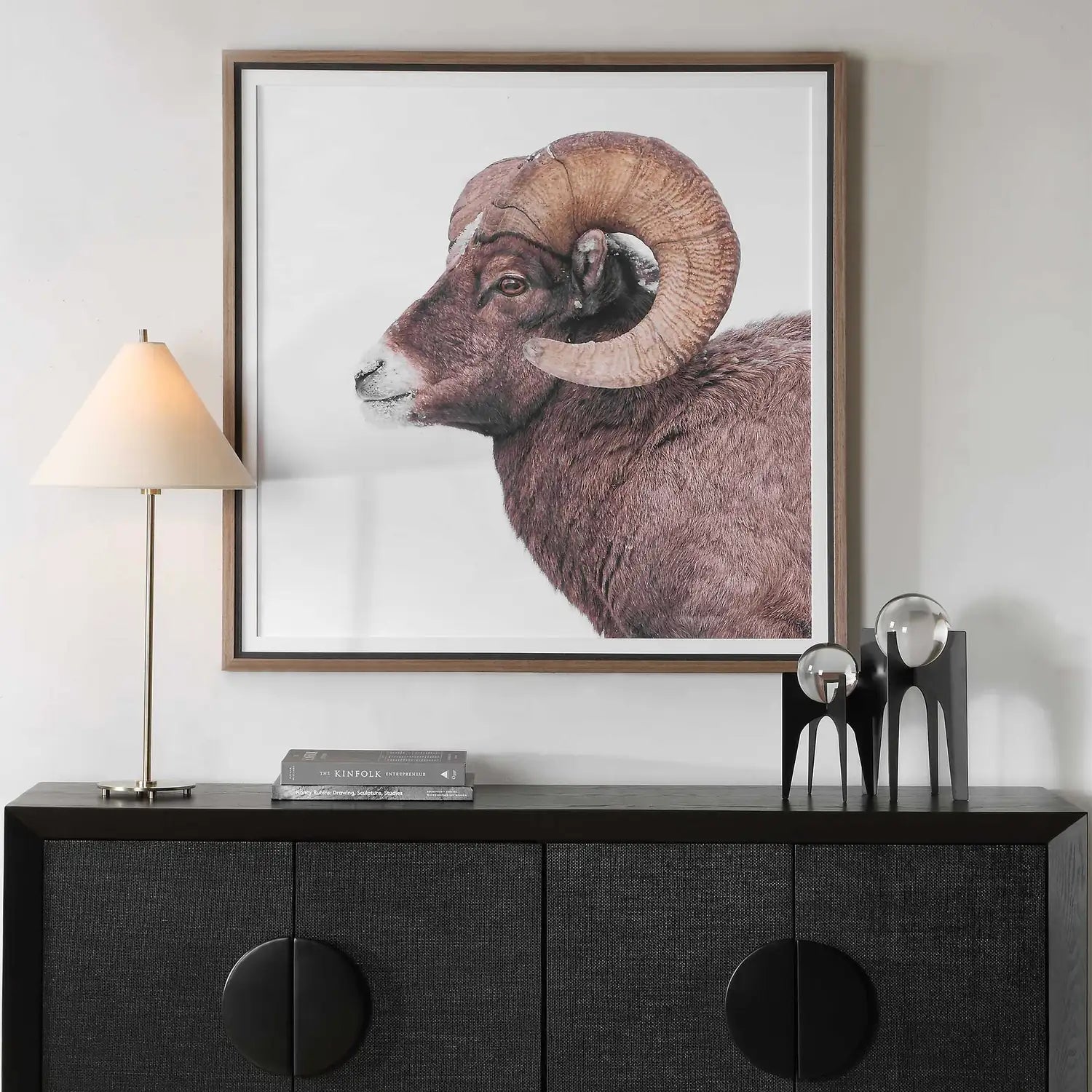 UTTERMOST Big Horn Sheep Framed Print - Art