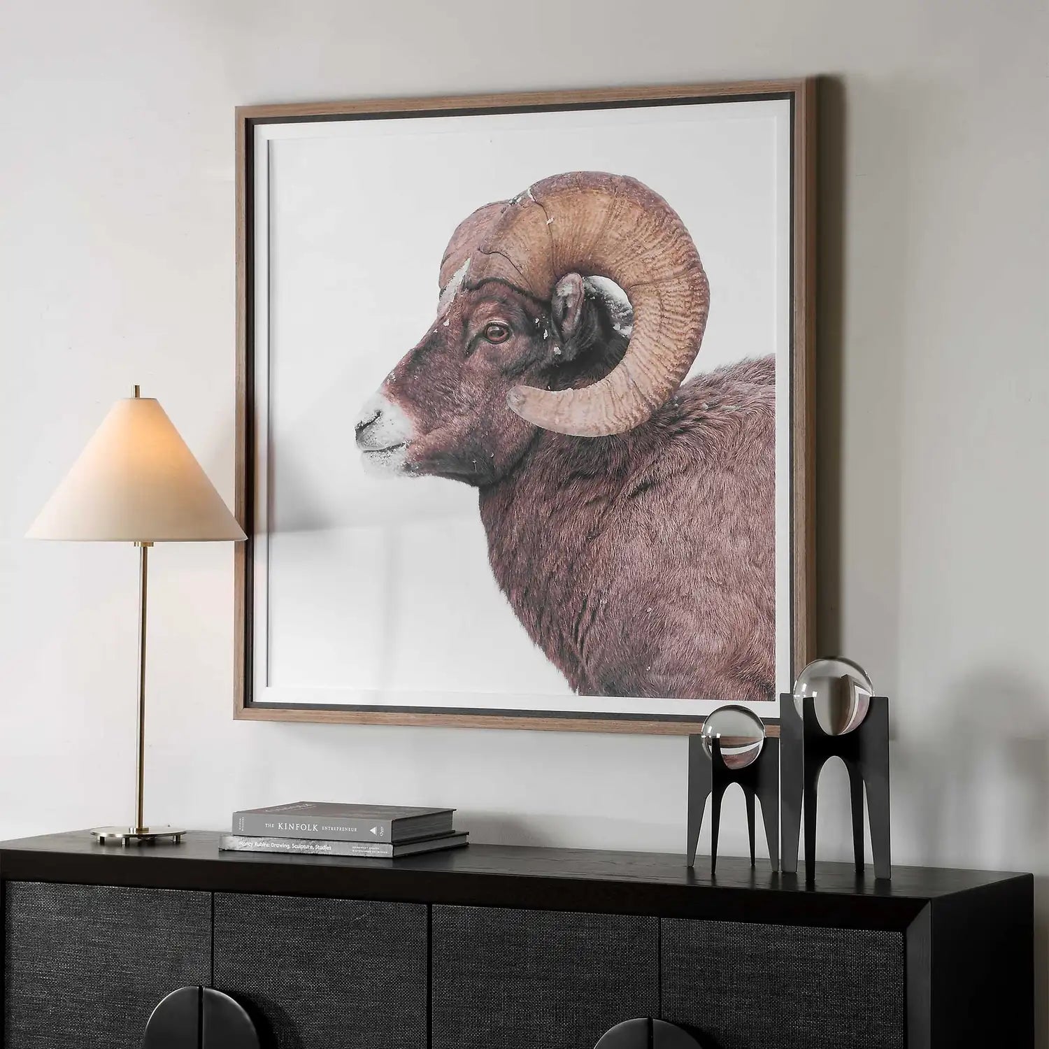 UTTERMOST Big Horn Sheep Framed Print - Art