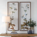 UTTERMOST Garden Study Framed Floral Prints S/2 - Art