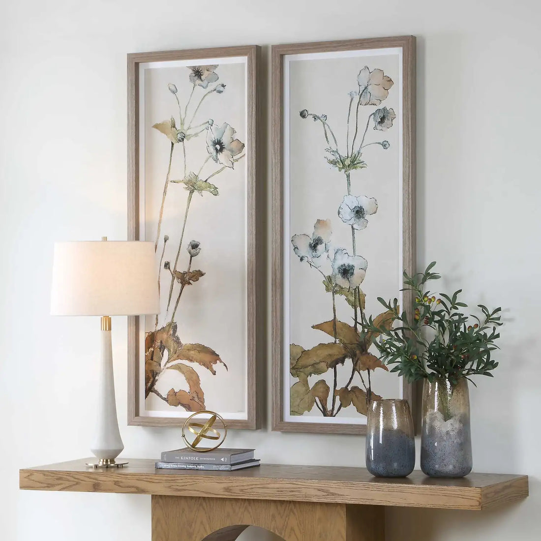 UTTERMOST Garden Study Framed Floral Prints S/2 - Art