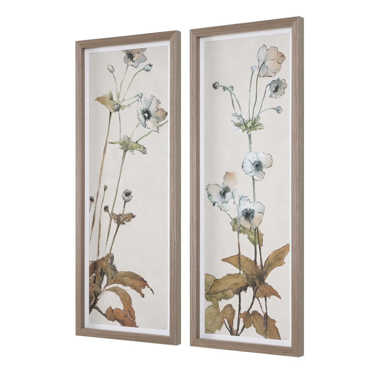 UTTERMOST Garden Study Framed Floral Prints S/2 - Art