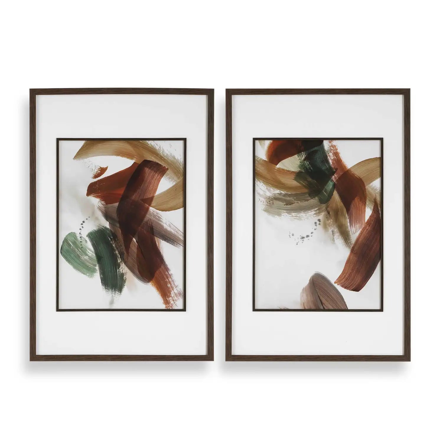 UTTERMOST Velocity Framed Abstract Prints S/2 - Art