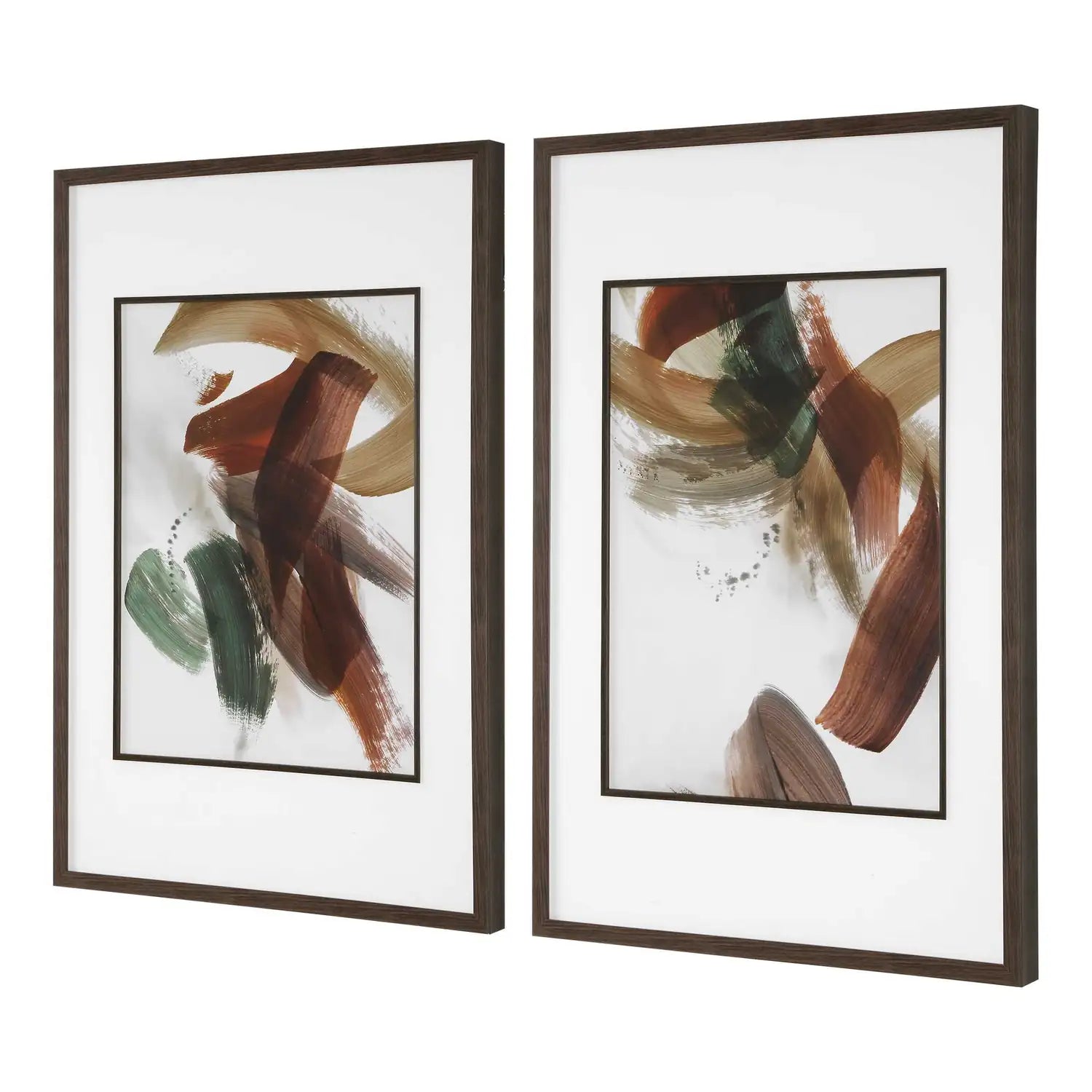 UTTERMOST Velocity Framed Abstract Prints S/2 - Art