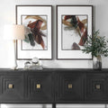 UTTERMOST Velocity Framed Abstract Prints S/2 - Art