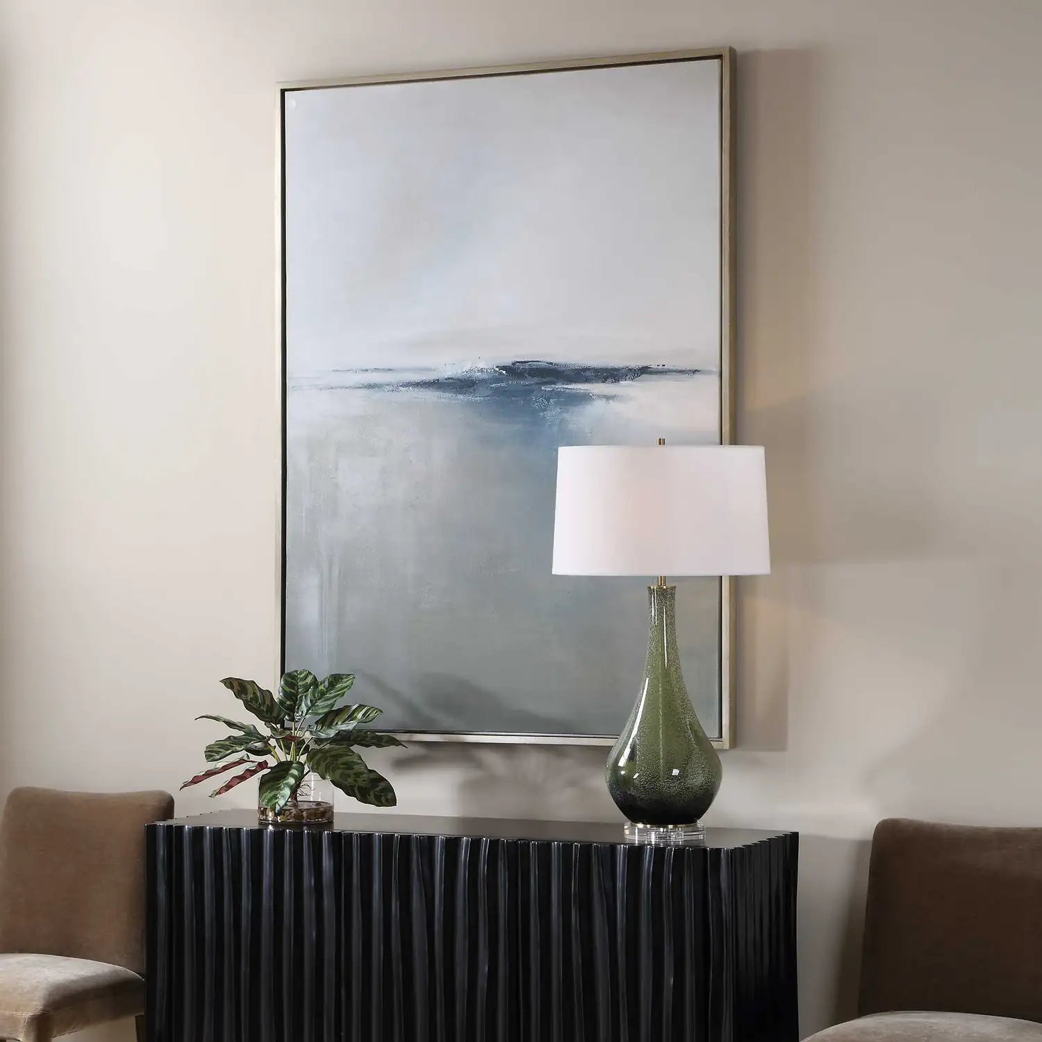 UTTERMOST Above The Waterline Abstract Painting - Art