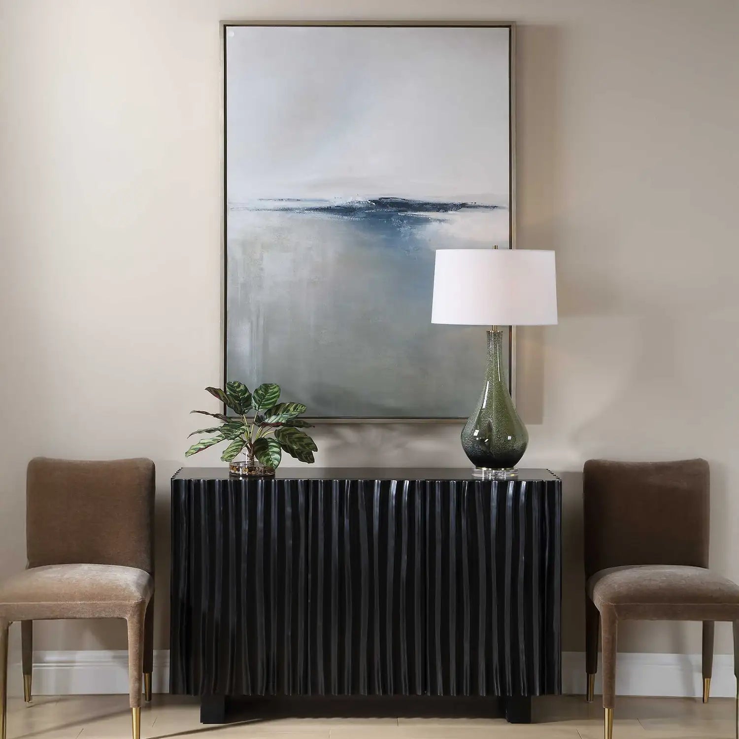 UTTERMOST Above The Waterline Abstract Painting - Art