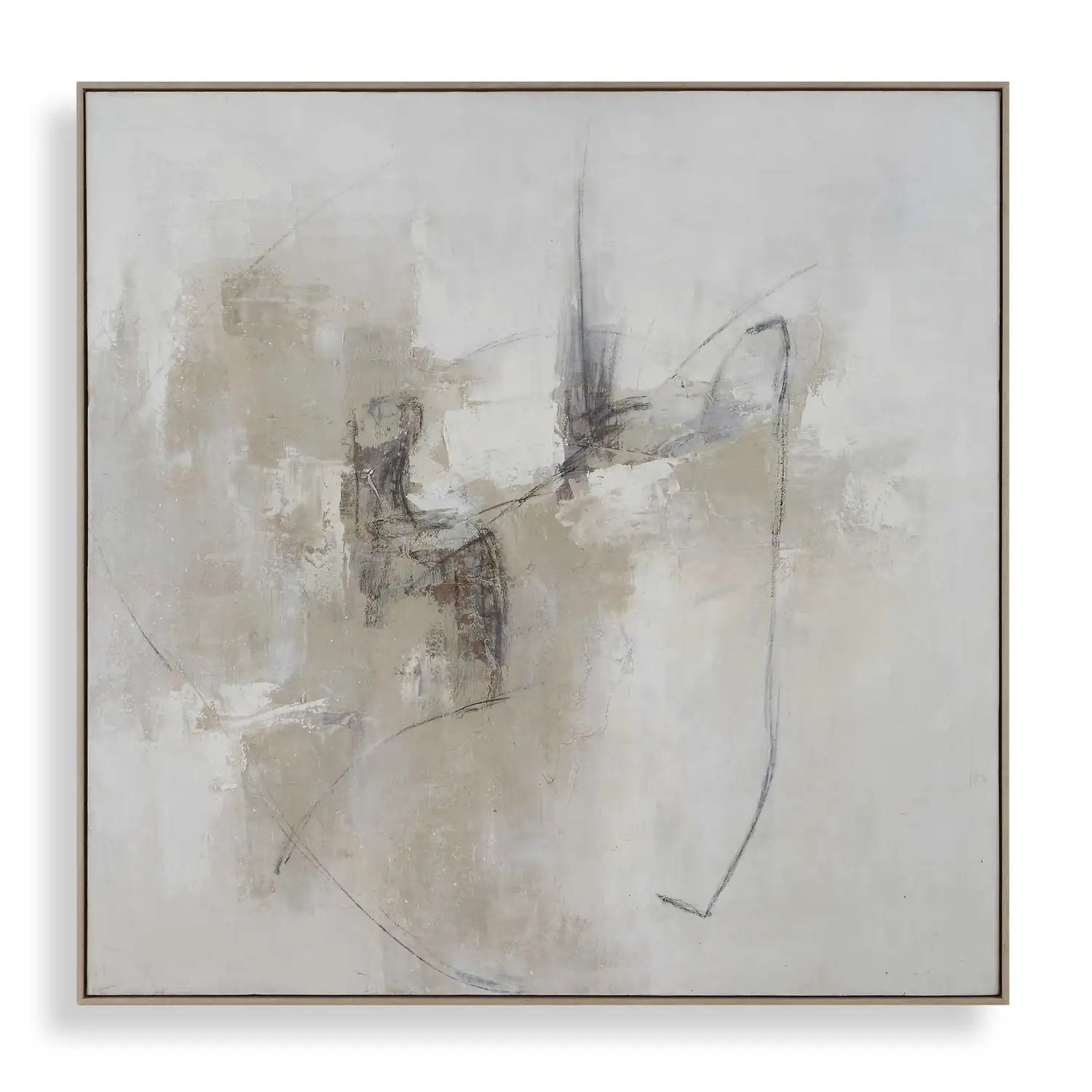 UTTERMOST Still Crossing Abstract Painting - Art