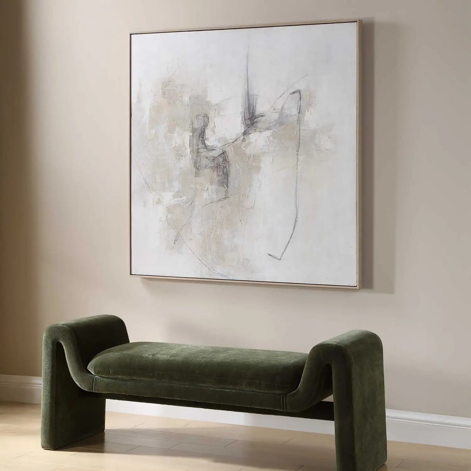 UTTERMOST Still Crossing Abstract Painting - Art