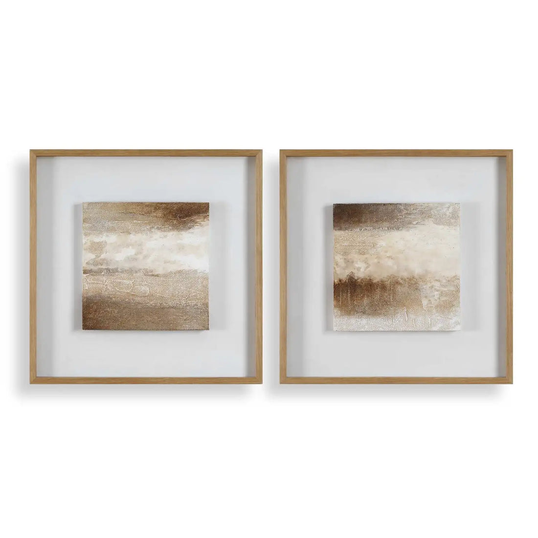 UTTERMOST Between Lines Abstract Painting S/2 - Art
