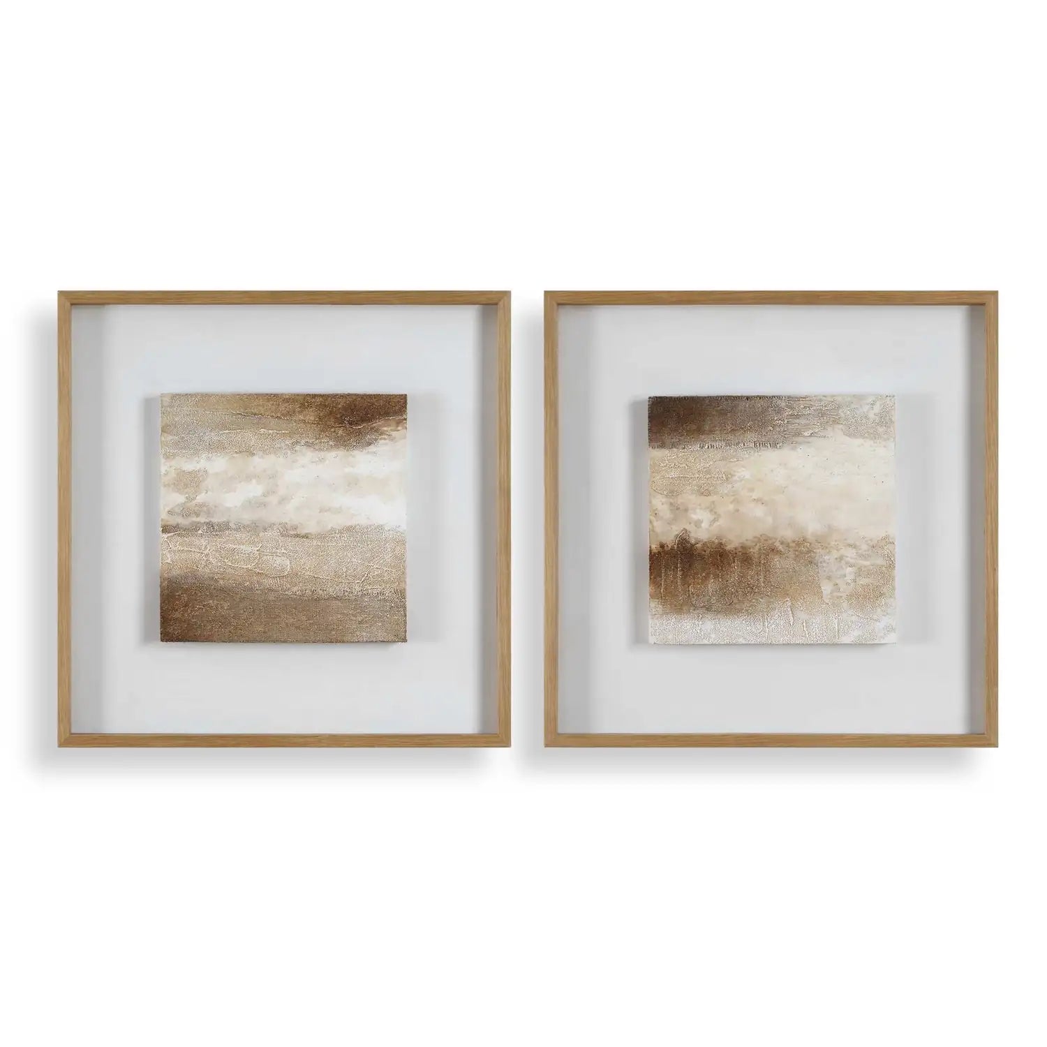 UTTERMOST Between Lines Abstract Painting S/2 - Art