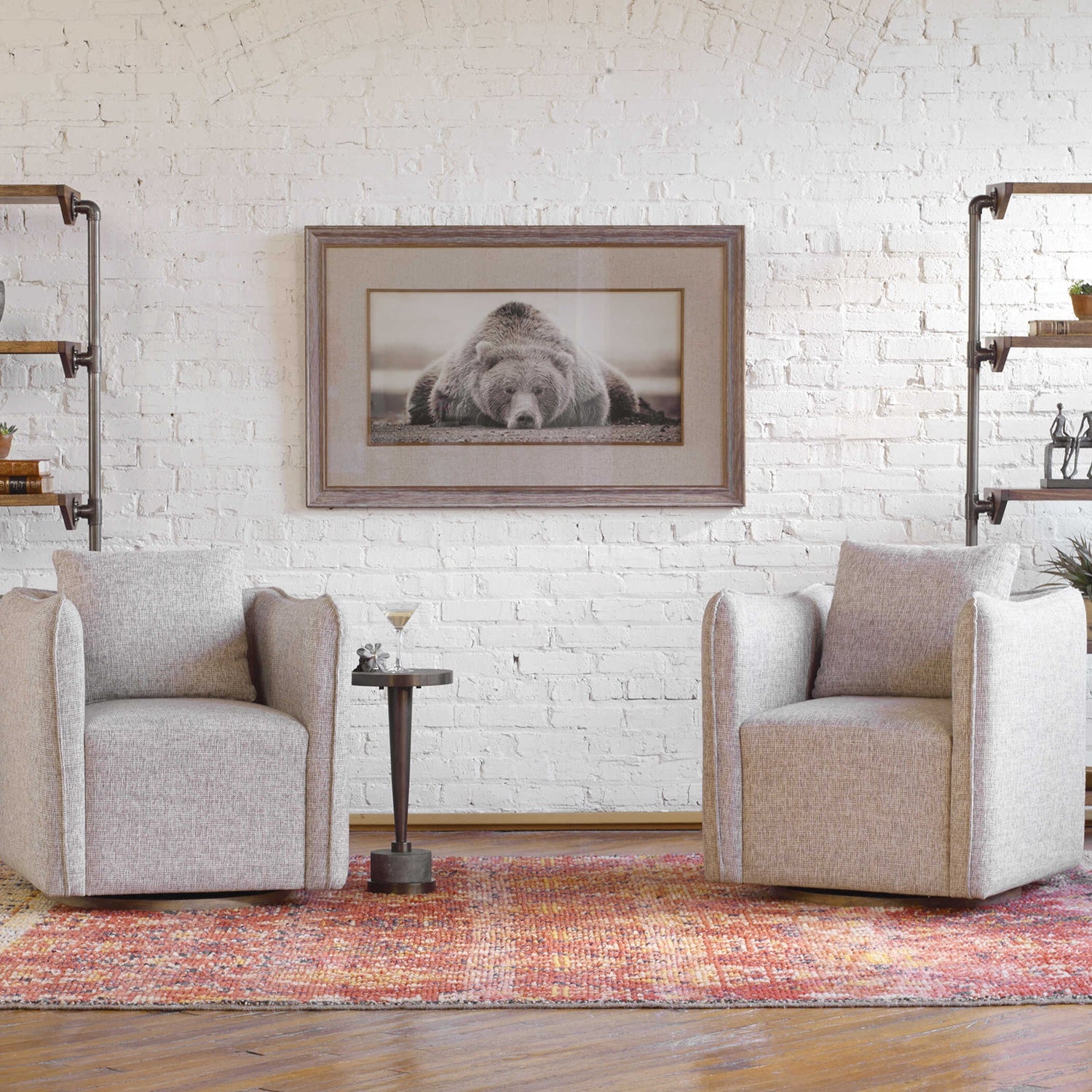 UTTERMOST Deep Sleep Bear Print - Art