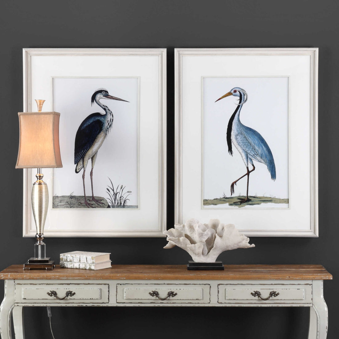 UTTERMOST Shore Birds Framed Prints Set Of 2 - Art