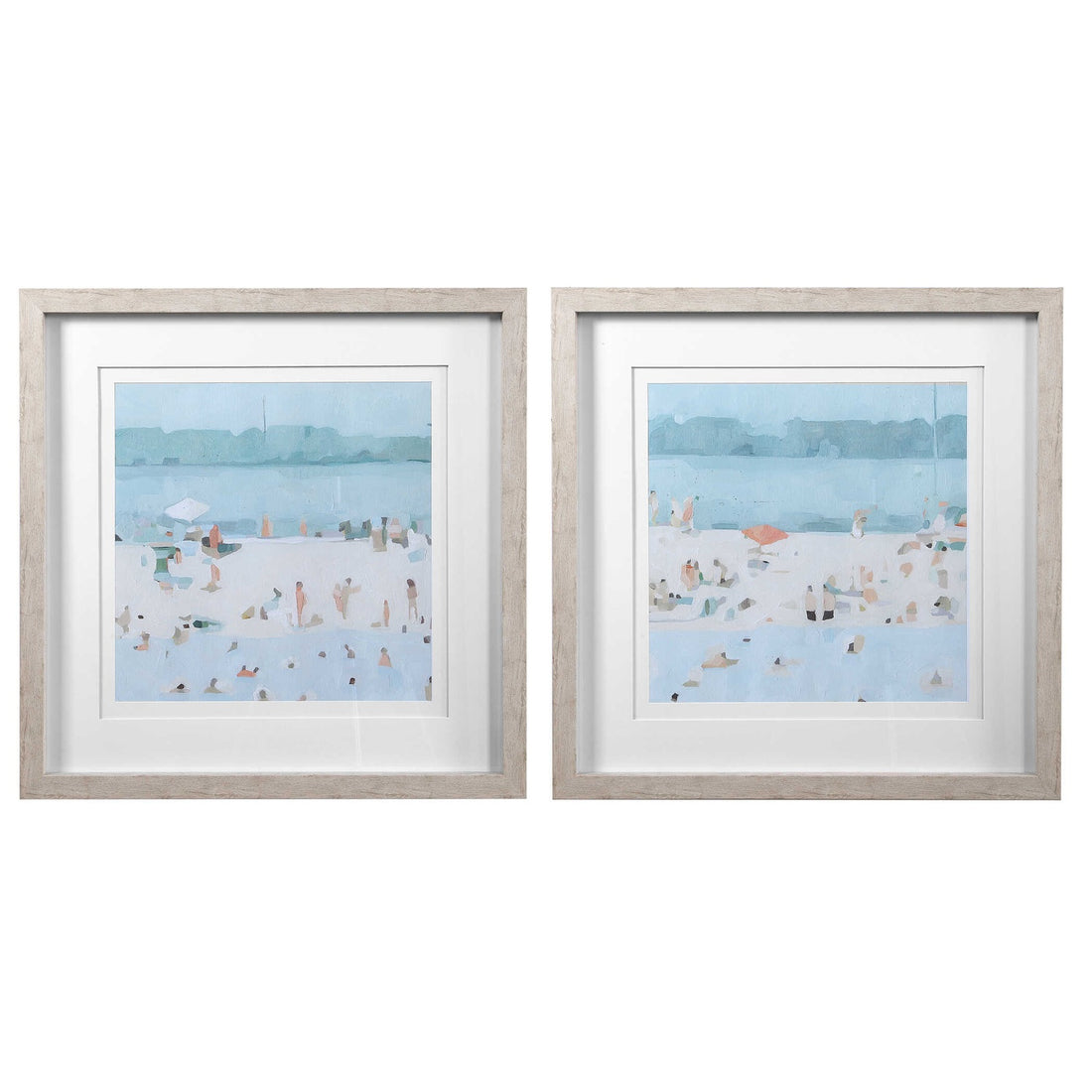 UTTERMOST Sea Sandbar Framed Prints Set Of 2 - Art