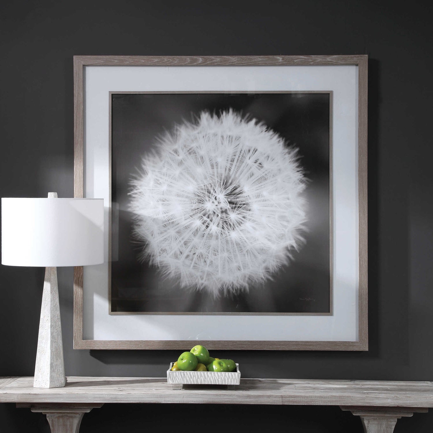UTTERMOST DANDELION SEEDHEAD FRAMED PRINT - Art