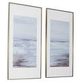 UTTERMOST Coastline Framed Prints Set Of 2 - Art