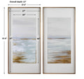 UTTERMOST Coastline Framed Prints Set Of 2 - Art