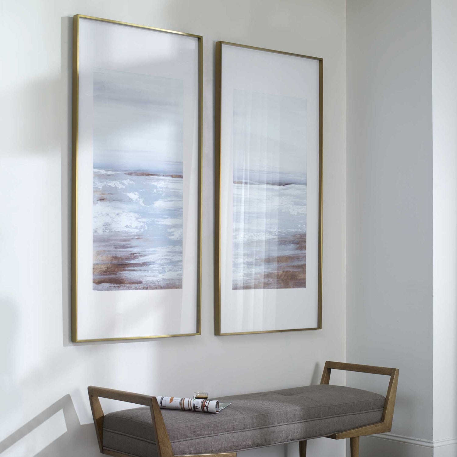 UTTERMOST Coastline Framed Prints Set Of 2 - Art