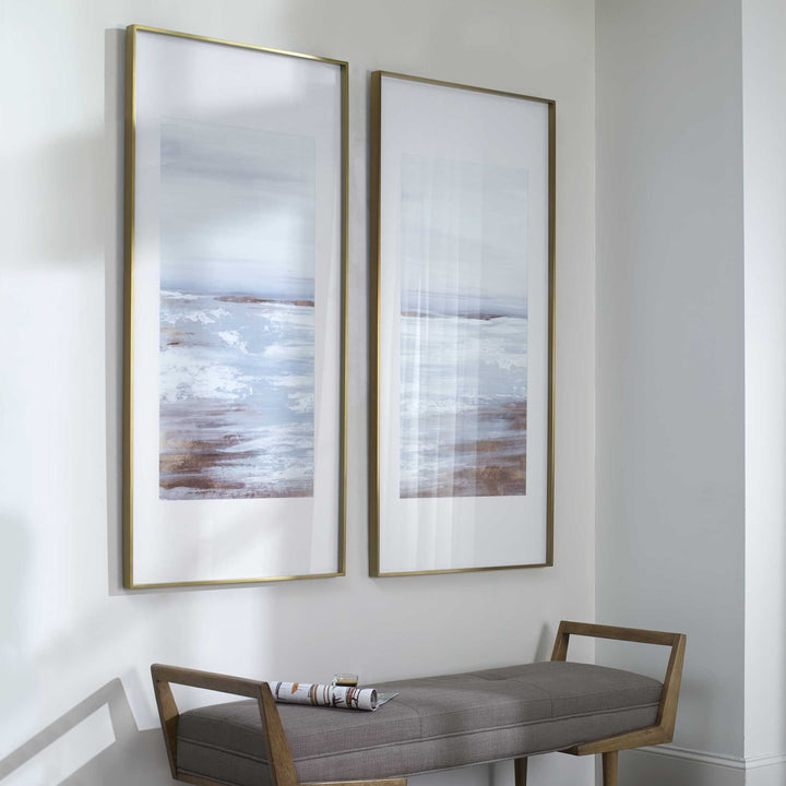 UTTERMOST Coastline Framed Prints Set Of 2 - Art