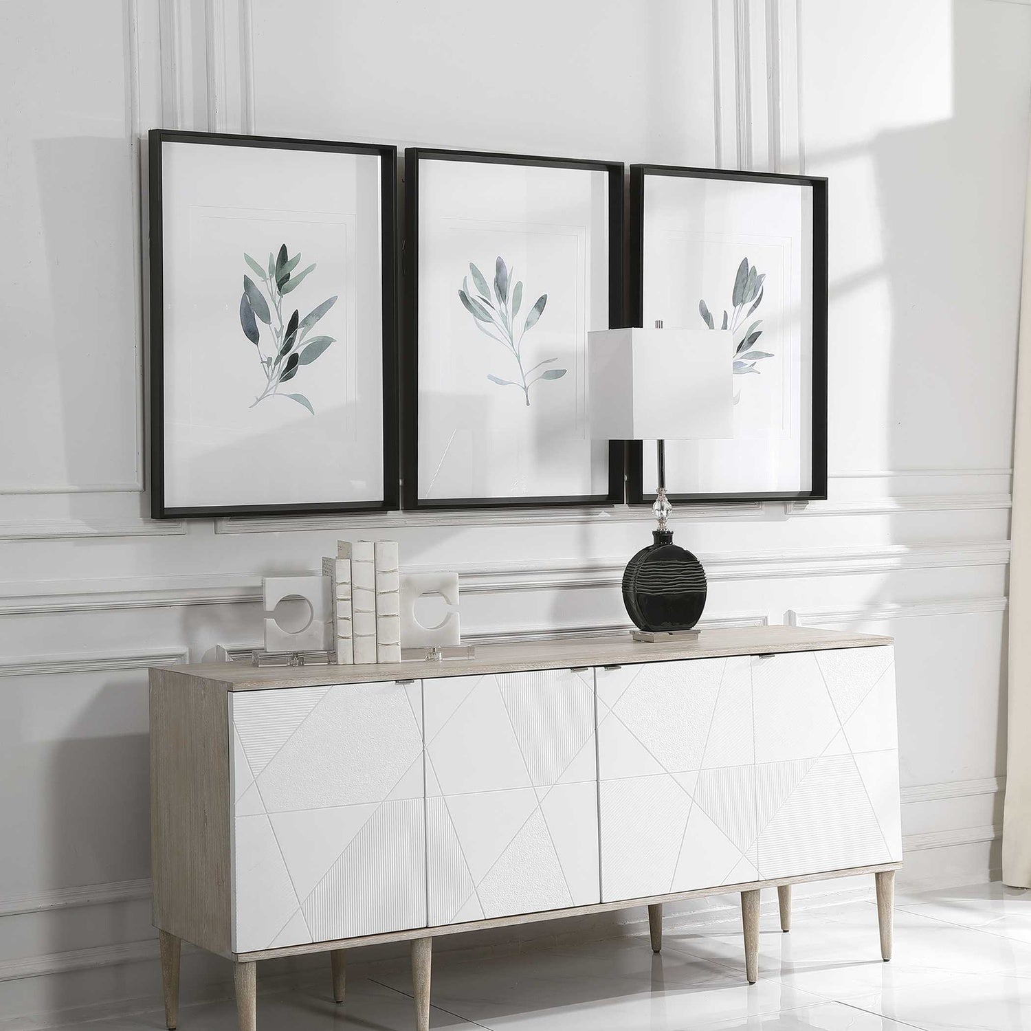 UTTERMOST SIMPLE SAGE WATERCOLOR PRINTS - Art