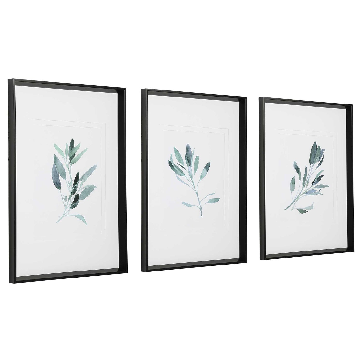 UTTERMOST SIMPLE SAGE WATERCOLOR PRINTS - Art