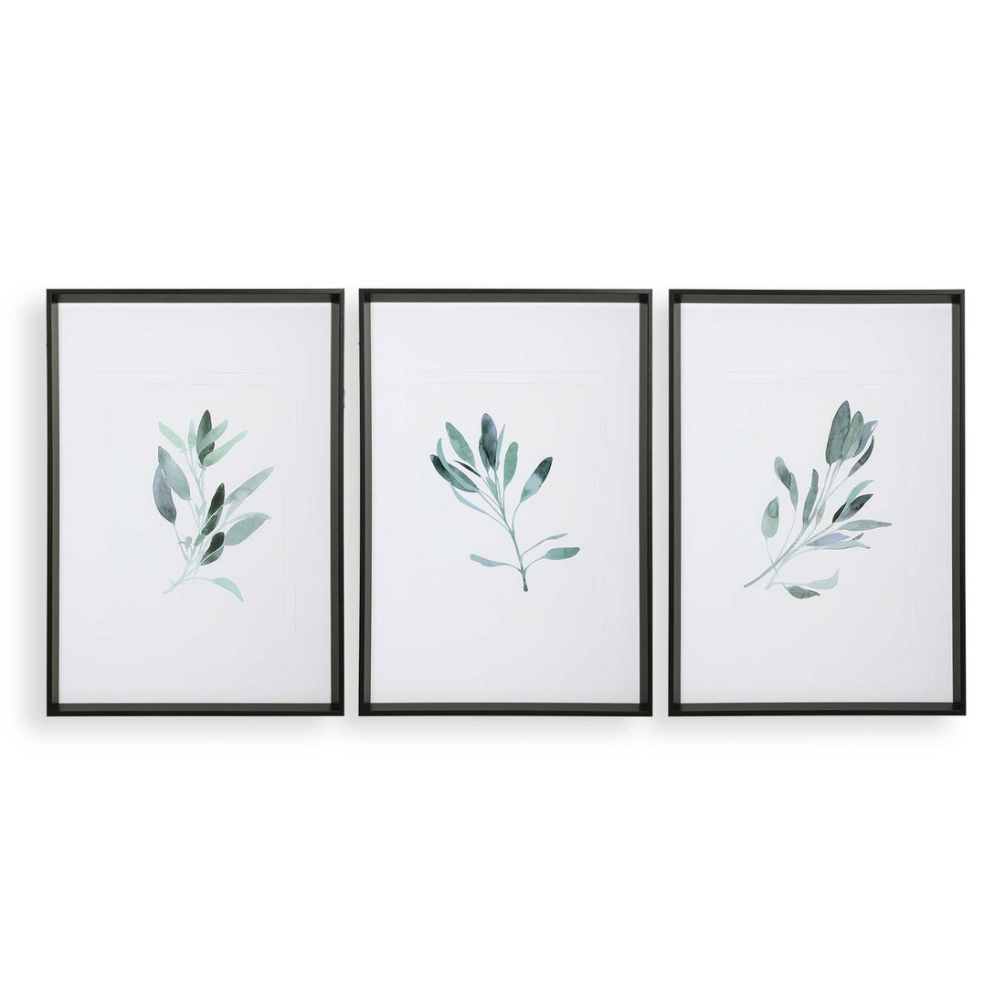 UTTERMOST Simple Sage Watercolor Prints Set Of 3 - Art
