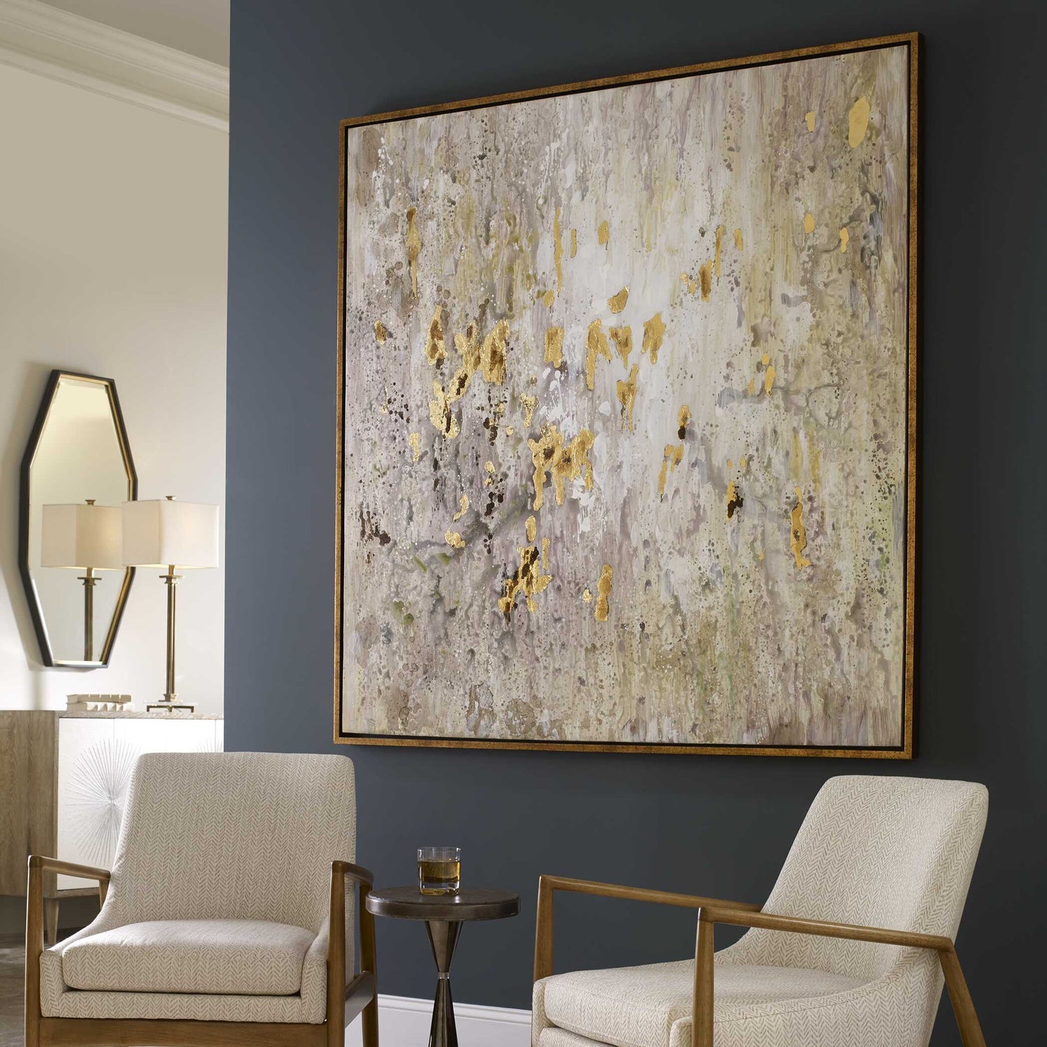 UTTERMOST Raindrops Modern Abstract Art - Art