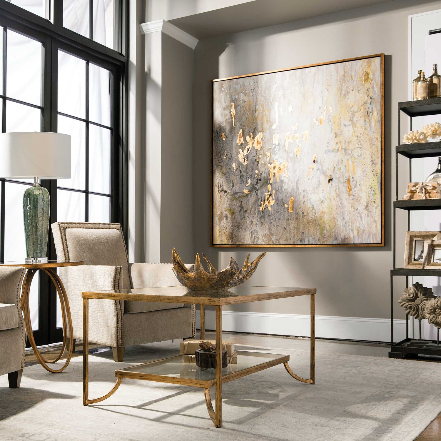 UTTERMOST RAINDROPS MODERN ABSTRACT ART - Art