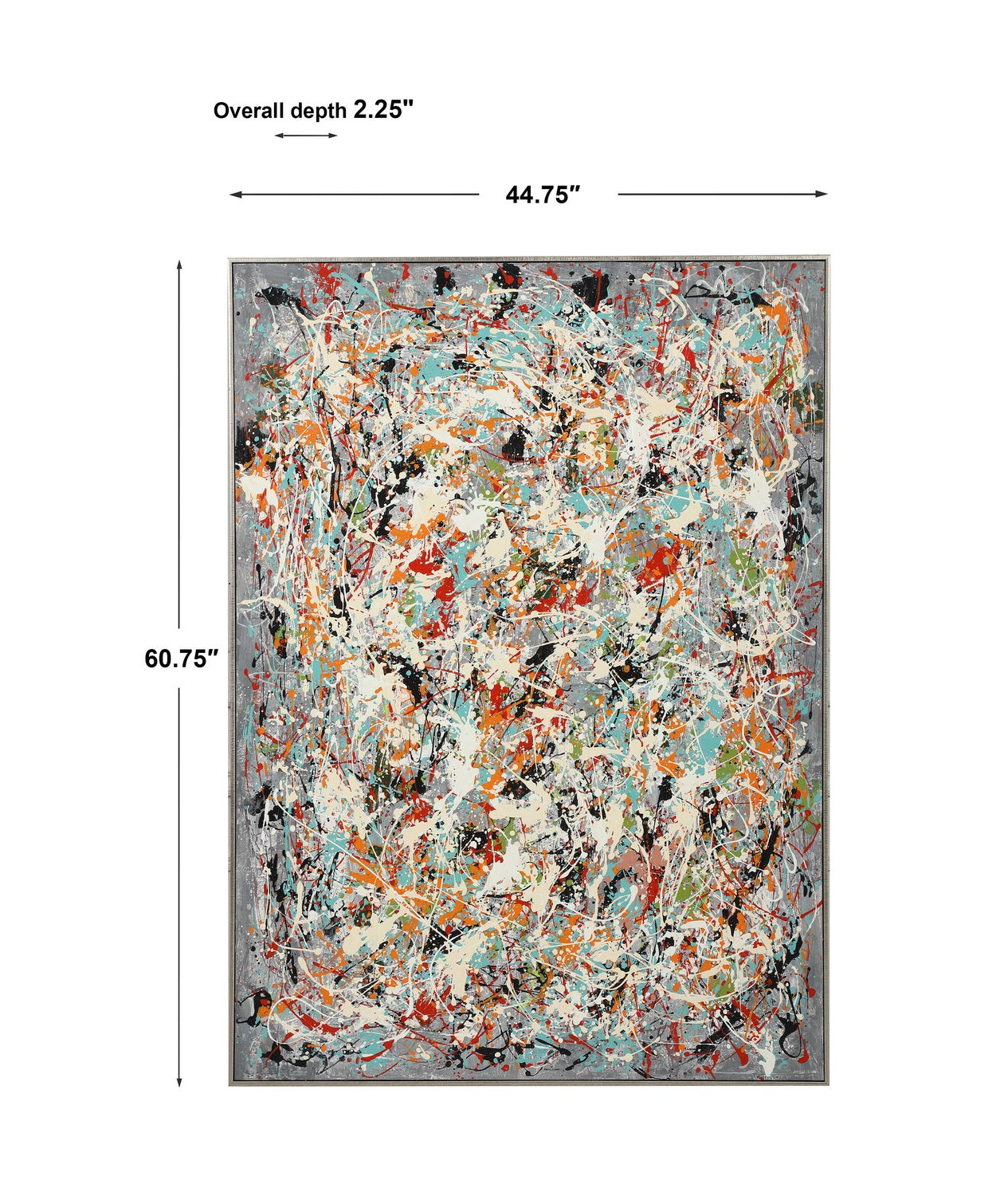 UTTERMOST Organized Chaos Hand Painted Canvas - Art