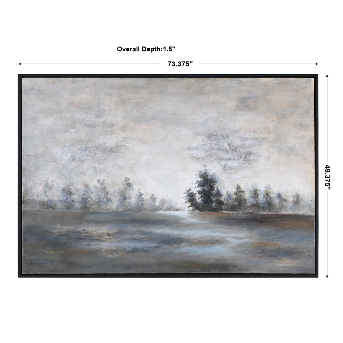 UTTERMOST Evening Mist Landscape Art - Art
