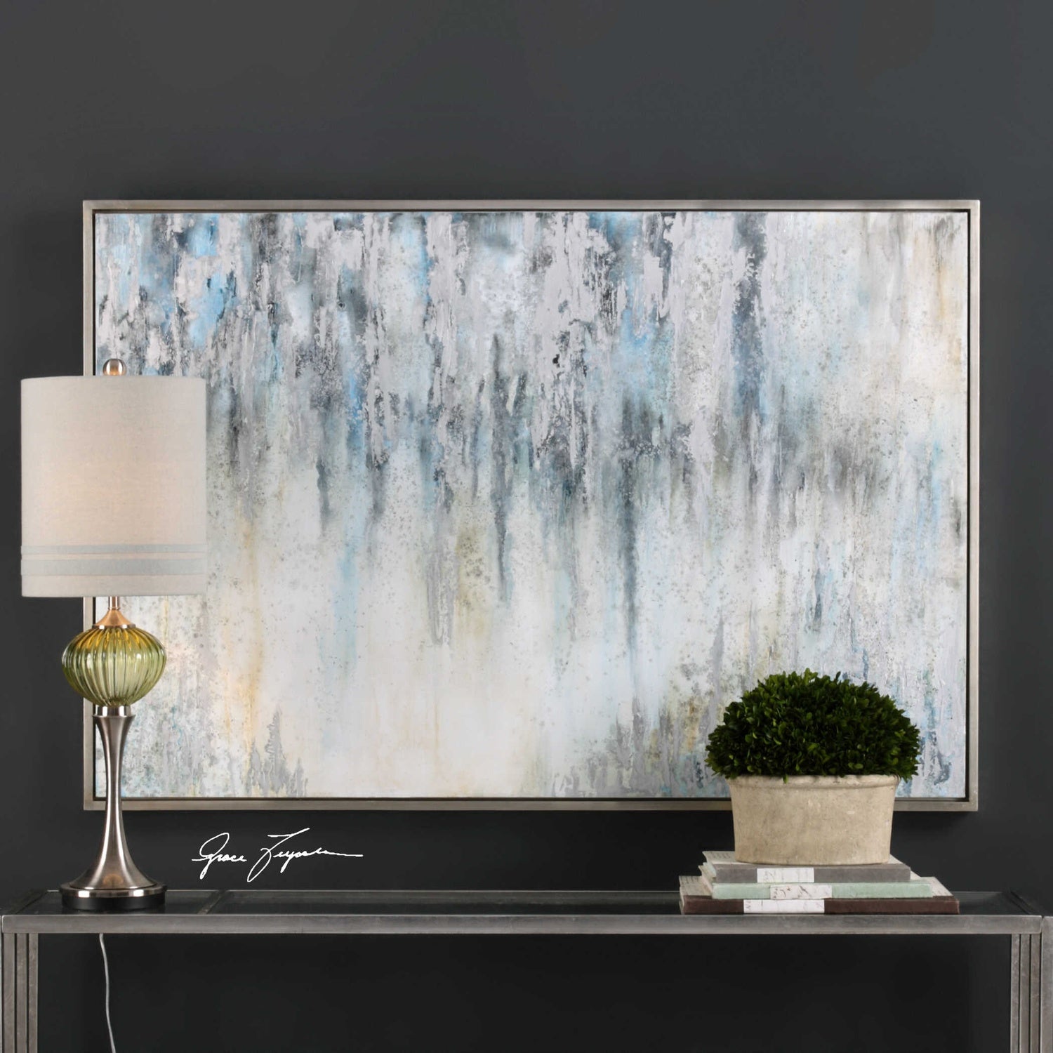UTTERMOST Overcast Abstract Art - Art
