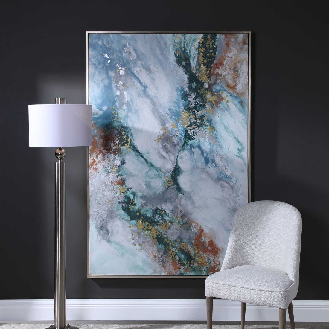UTTERMOST Mercury Hand Abstract Art - Art