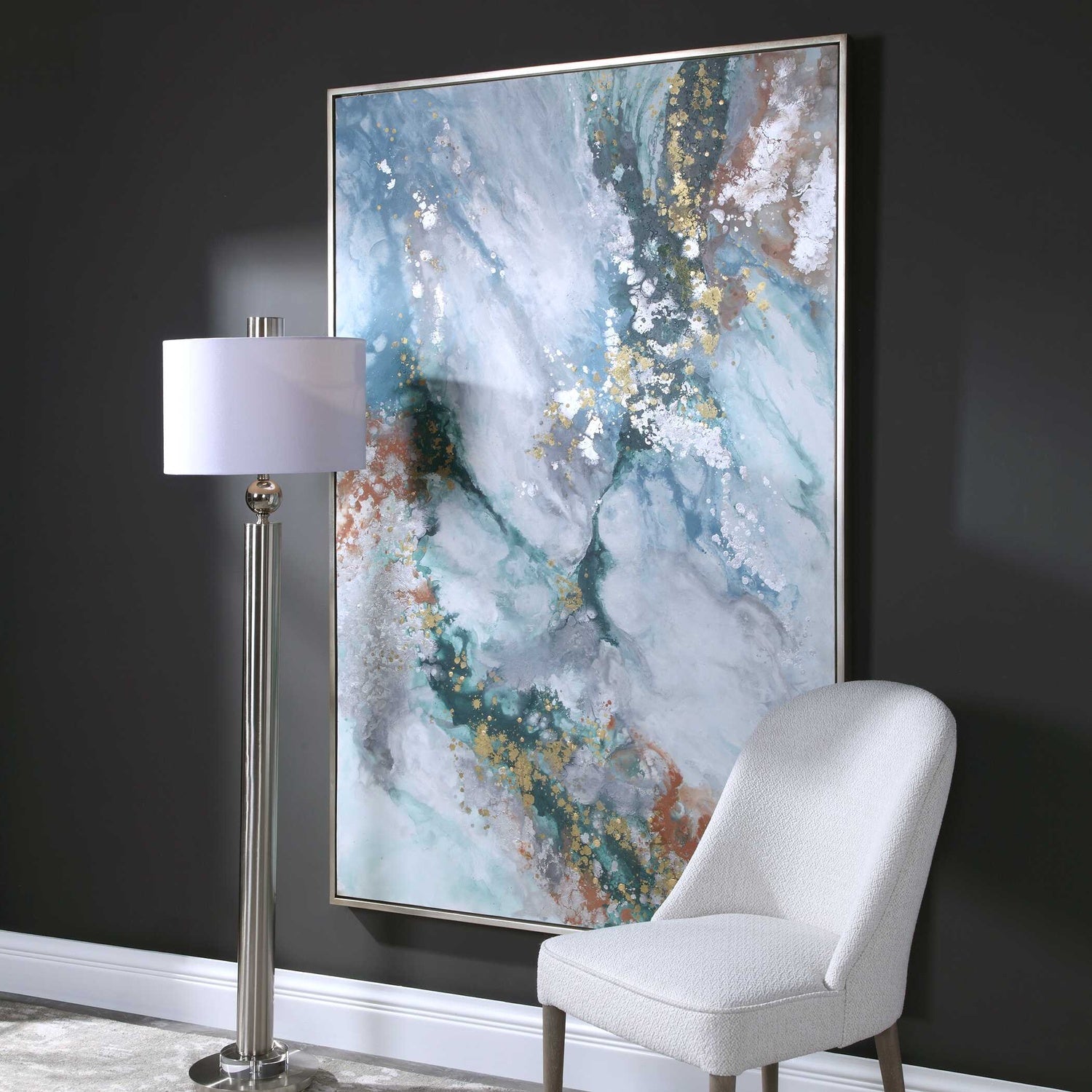 UTTERMOST Mercury Hand Abstract Art - Art
