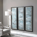 UTTERMOST Ocean Swell Painted Metal Art Set Of 3 Cartons - Art