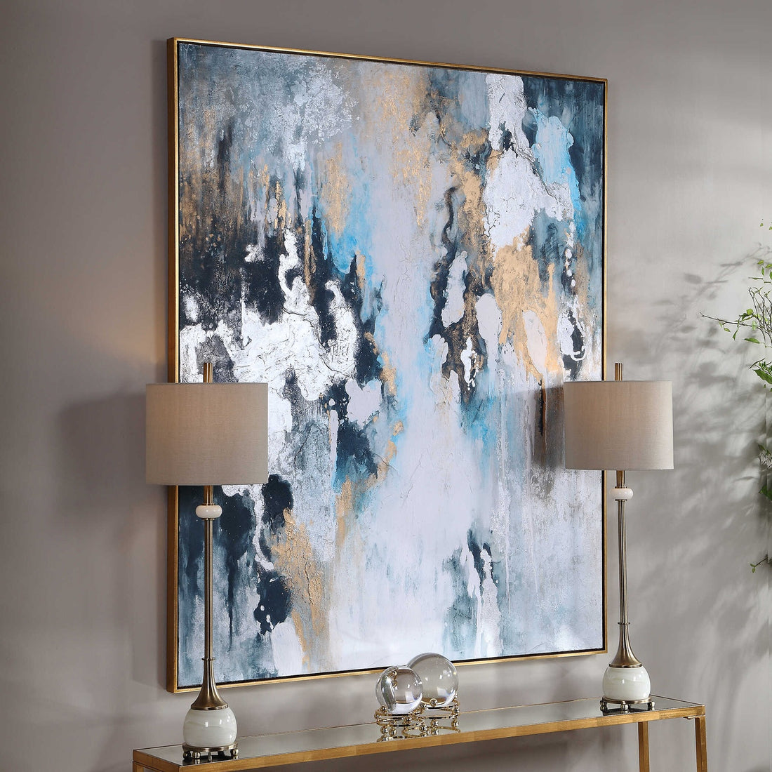 UTTERMOST Stormy Seas Hand Painted Canvas - Art