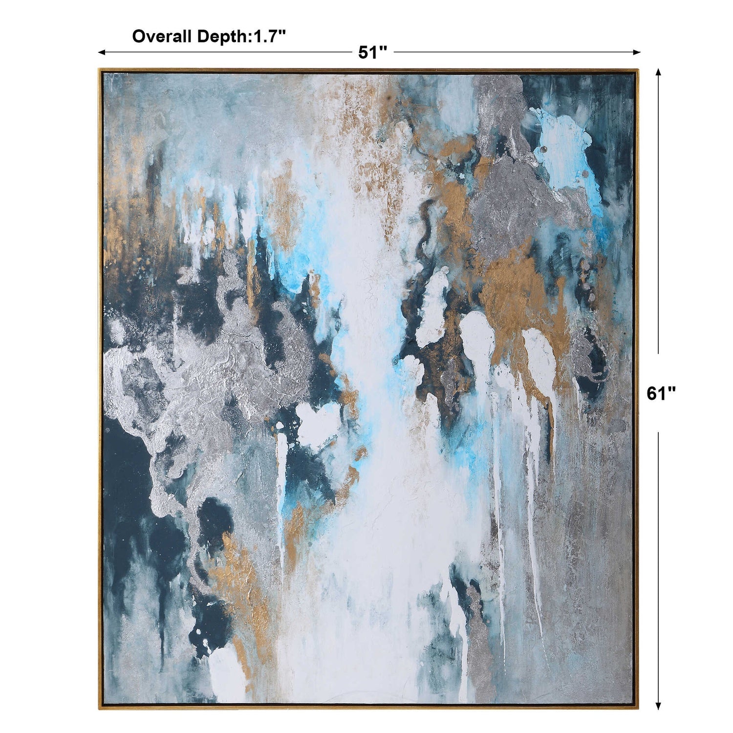 UTTERMOST Stormy Seas Hand Painted Canvas - Art