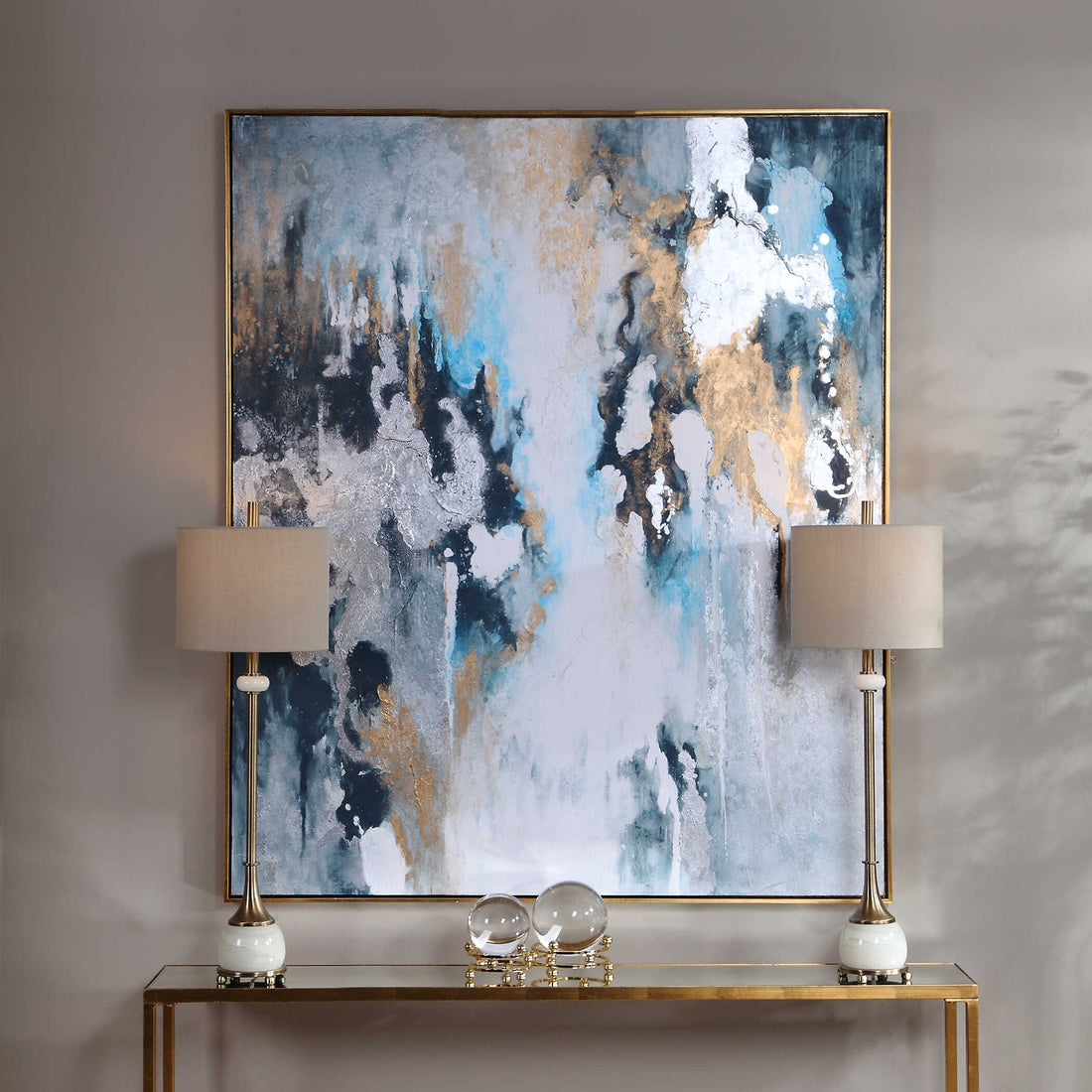 UTTERMOST Stormy Seas Hand Painted Canvas - Art