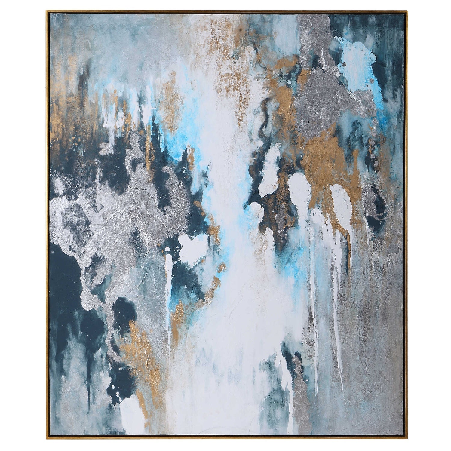 UTTERMOST STORMY SEAS HAND PAINTED CANVAS - Art