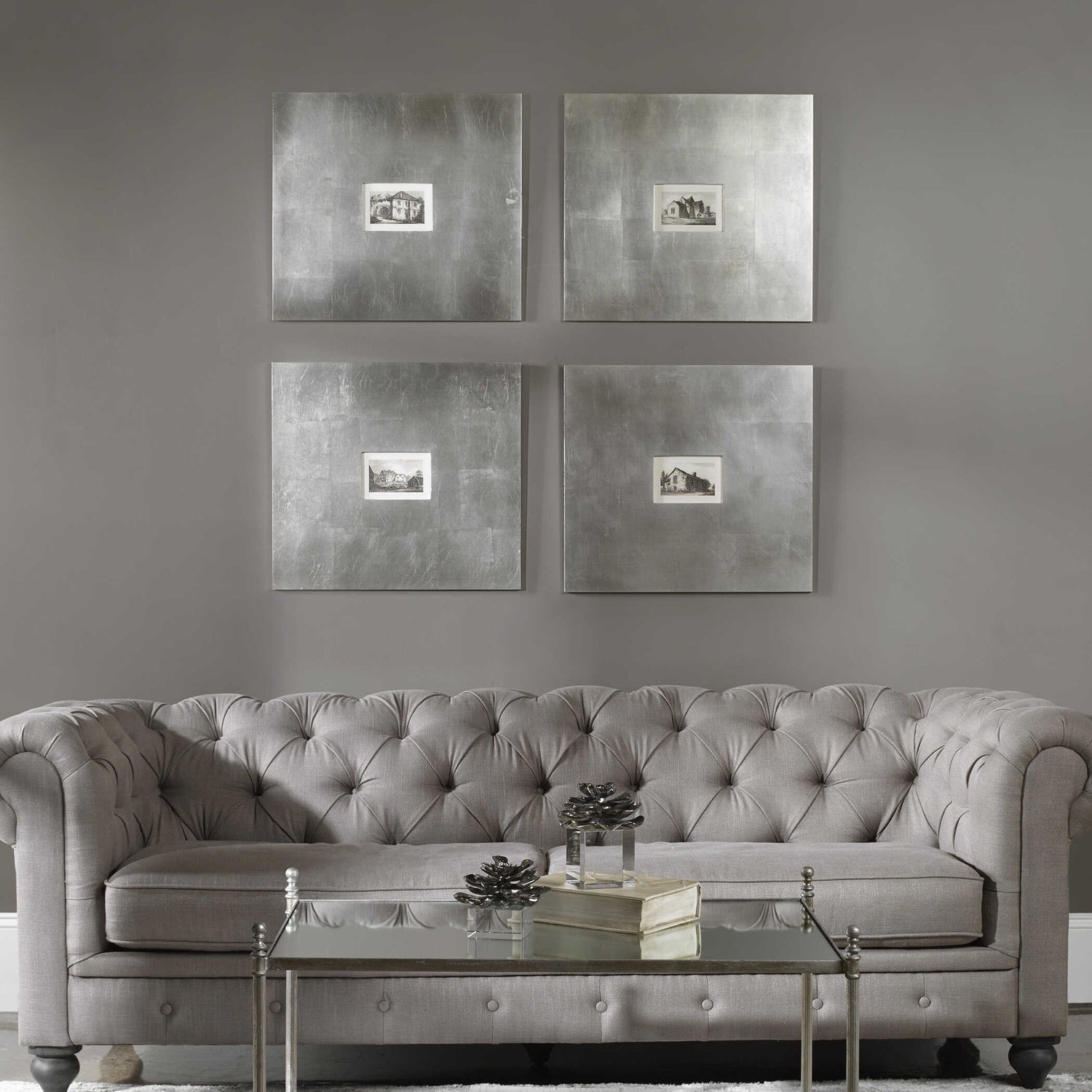 UTTERMOST HISTORICAL BUILDINGS FRAMED ART - Art