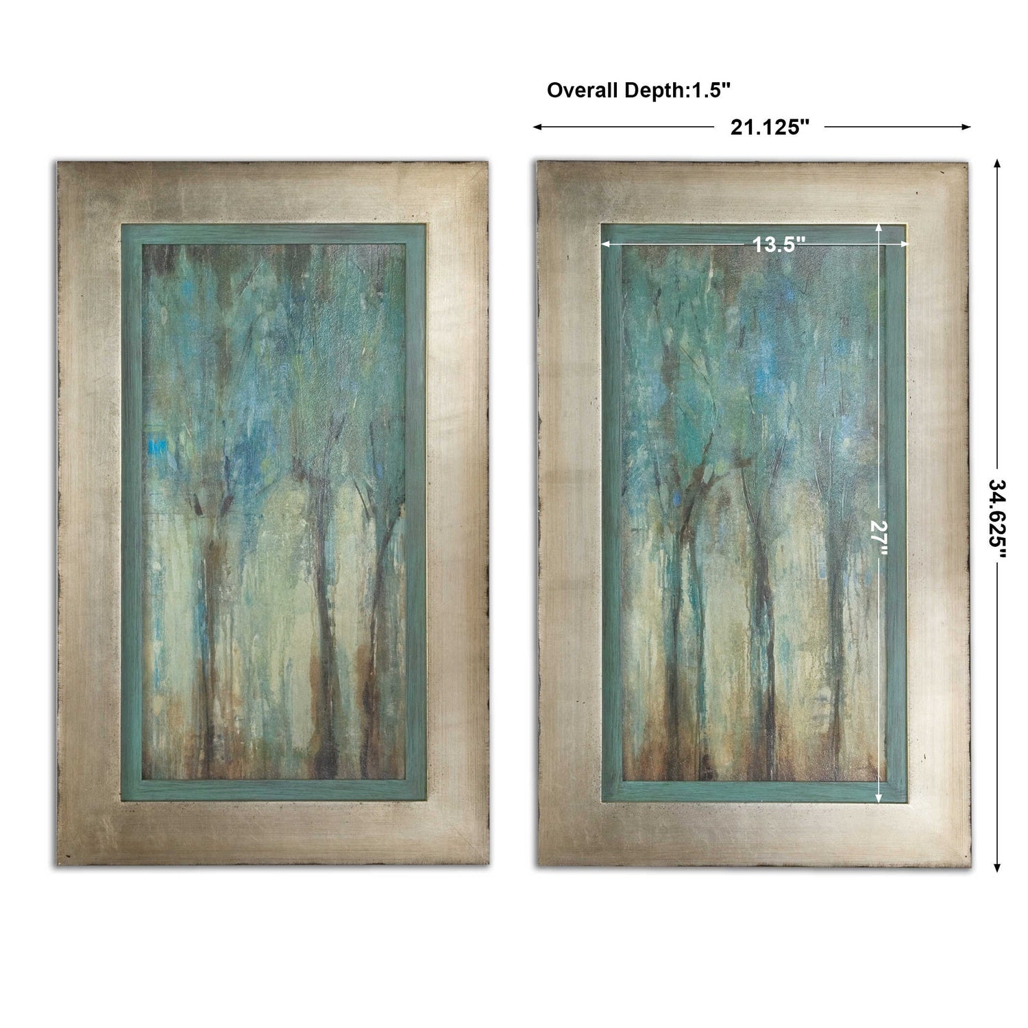UTTERMOST WHISPERING WIND FRAMED ART - Art