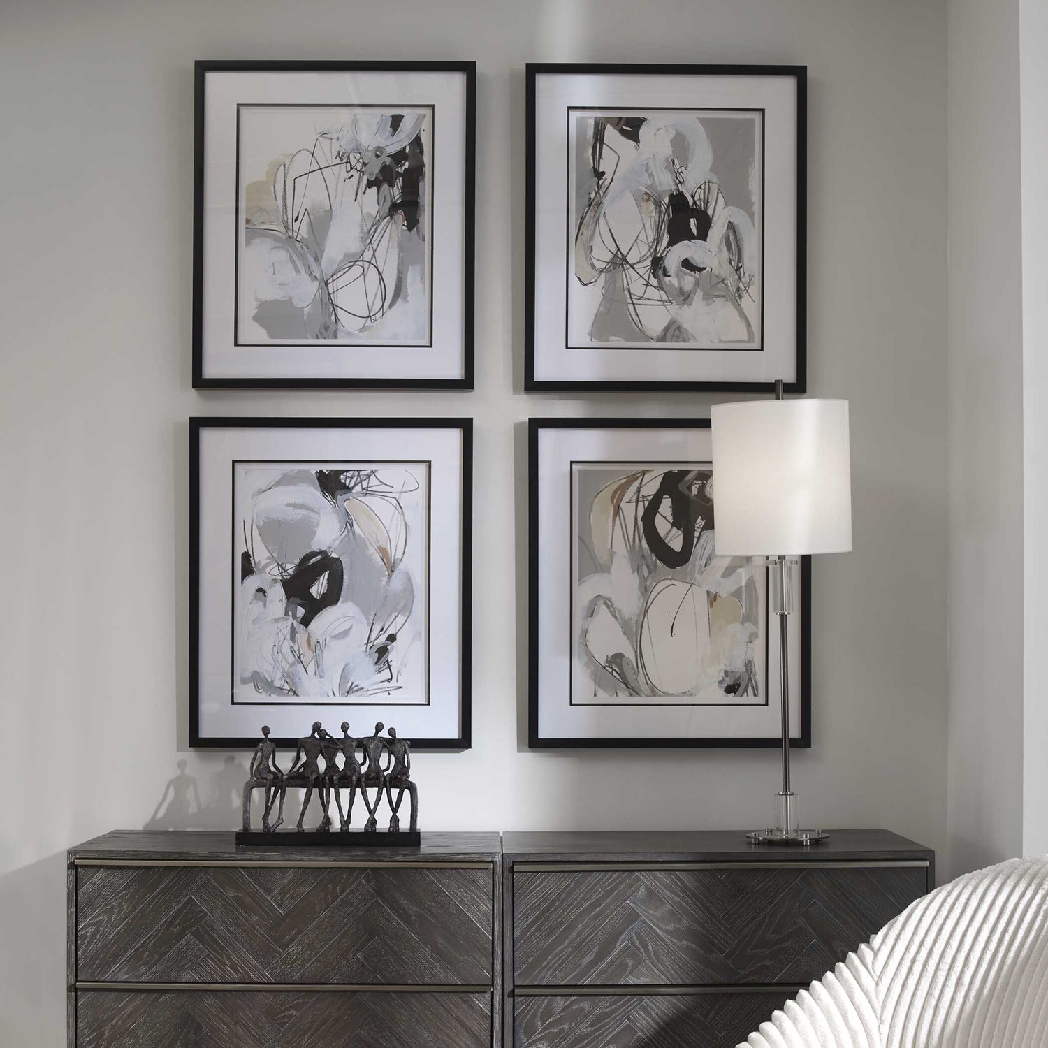UTTERMOST TANGLED THREADS ABSTRACT FRAMED PRINTS - Art