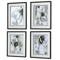 UTTERMOST Tangled Threads Abstract Framed Prints Set Of 4 - Art