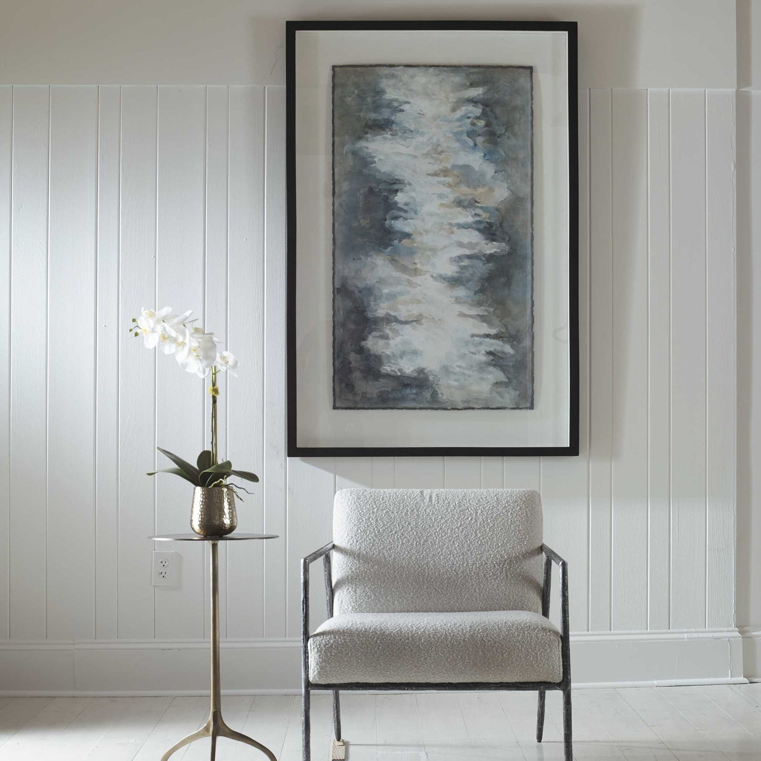 UTTERMOST LAKESIDE GRANDE FRAMED ABSTRACT PRINT - Art