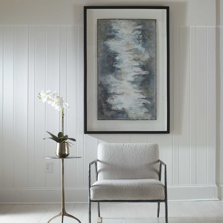 UTTERMOST LAKESIDE GRANDE FRAMED ABSTRACT PRINT - Art